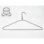 Strong Coloured Wire Coat Hangers (13G) 16"/40cm Black Metal Clothes extra strong